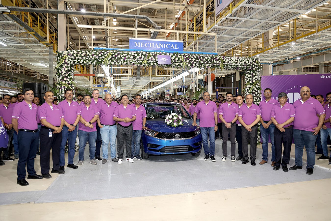 Tata Motors Celebrates 1 Millionth Car Roll-Out from its Sanand Facility